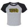 Women's Micro Rib Raglan Baby Tee Thumbnail