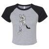Women's Micro Rib Raglan Baby Tee Thumbnail