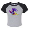 Women's Micro Rib Raglan Baby Tee Thumbnail
