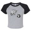 Women's Micro Rib Raglan Baby Tee Thumbnail
