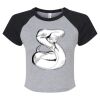 Women's Micro Rib Raglan Baby Tee Thumbnail