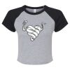 Women's Micro Rib Raglan Baby Tee Thumbnail