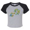 Women's Micro Rib Raglan Baby Tee Thumbnail