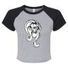 Women's Micro Rib Raglan Baby Tee Thumbnail