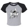 Women's Micro Rib Raglan Baby Tee Thumbnail