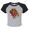 Women's Micro Rib Raglan Baby Tee Thumbnail