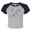 Women's Micro Rib Raglan Baby Tee Thumbnail