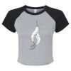 Women's Micro Rib Raglan Baby Tee Thumbnail