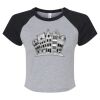 Women's Micro Rib Raglan Baby Tee Thumbnail
