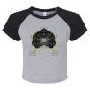Women's Micro Rib Raglan Baby Tee Thumbnail