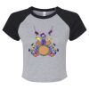 Women's Micro Rib Raglan Baby Tee Thumbnail