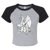 Women's Micro Rib Raglan Baby Tee Thumbnail