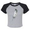 Women's Micro Rib Raglan Baby Tee Thumbnail