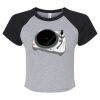 Women's Micro Rib Raglan Baby Tee Thumbnail