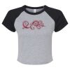 Women's Micro Rib Raglan Baby Tee Thumbnail