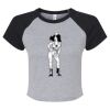 Women's Micro Rib Raglan Baby Tee Thumbnail