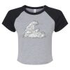 Women's Micro Rib Raglan Baby Tee Thumbnail