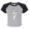 Women's Micro Rib Raglan Baby Tee Thumbnail