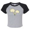 Women's Micro Rib Raglan Baby Tee Thumbnail