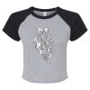 Women's Micro Rib Raglan Baby Tee Thumbnail