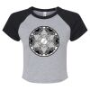 Women's Micro Rib Raglan Baby Tee Thumbnail