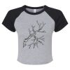 Women's Micro Rib Raglan Baby Tee Thumbnail