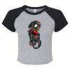 Women's Micro Rib Raglan Baby Tee Thumbnail