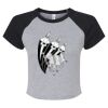 Women's Micro Rib Raglan Baby Tee Thumbnail