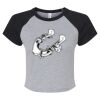 Women's Micro Rib Raglan Baby Tee Thumbnail