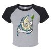 Women's Micro Rib Raglan Baby Tee Thumbnail