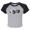 Women's Micro Rib Raglan Baby Tee Thumbnail