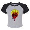 Women's Micro Rib Raglan Baby Tee Thumbnail