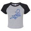 Women's Micro Rib Raglan Baby Tee Thumbnail