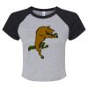 Women's Micro Rib Raglan Baby Tee Thumbnail