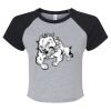 Women's Micro Rib Raglan Baby Tee Thumbnail
