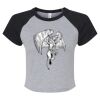 Women's Micro Rib Raglan Baby Tee Thumbnail