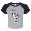 Women's Micro Rib Raglan Baby Tee Thumbnail