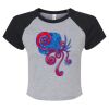 Women's Micro Rib Raglan Baby Tee Thumbnail