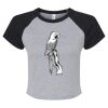 Women's Micro Rib Raglan Baby Tee Thumbnail