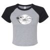 Women's Micro Rib Raglan Baby Tee Thumbnail