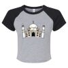 Women's Micro Rib Raglan Baby Tee Thumbnail