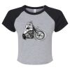 Women's Micro Rib Raglan Baby Tee Thumbnail