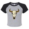 Women's Micro Rib Raglan Baby Tee Thumbnail