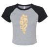 Women's Micro Rib Raglan Baby Tee Thumbnail