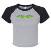Women's Micro Rib Raglan Baby Tee Thumbnail
