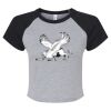 Women's Micro Rib Raglan Baby Tee Thumbnail