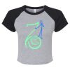 Women's Micro Rib Raglan Baby Tee Thumbnail