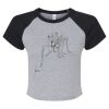 Women's Micro Rib Raglan Baby Tee Thumbnail