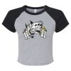 Women's Micro Rib Raglan Baby Tee Thumbnail