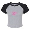 Women's Micro Rib Raglan Baby Tee Thumbnail